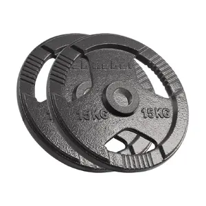 Rebel Cast Iron Olympic Weight Plates 2x15 kg (51 mm hole) with Grips