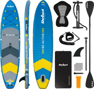 SUP dēlis Rebel RBA-4501 (zils) — SUP board, modelis RBA-4501