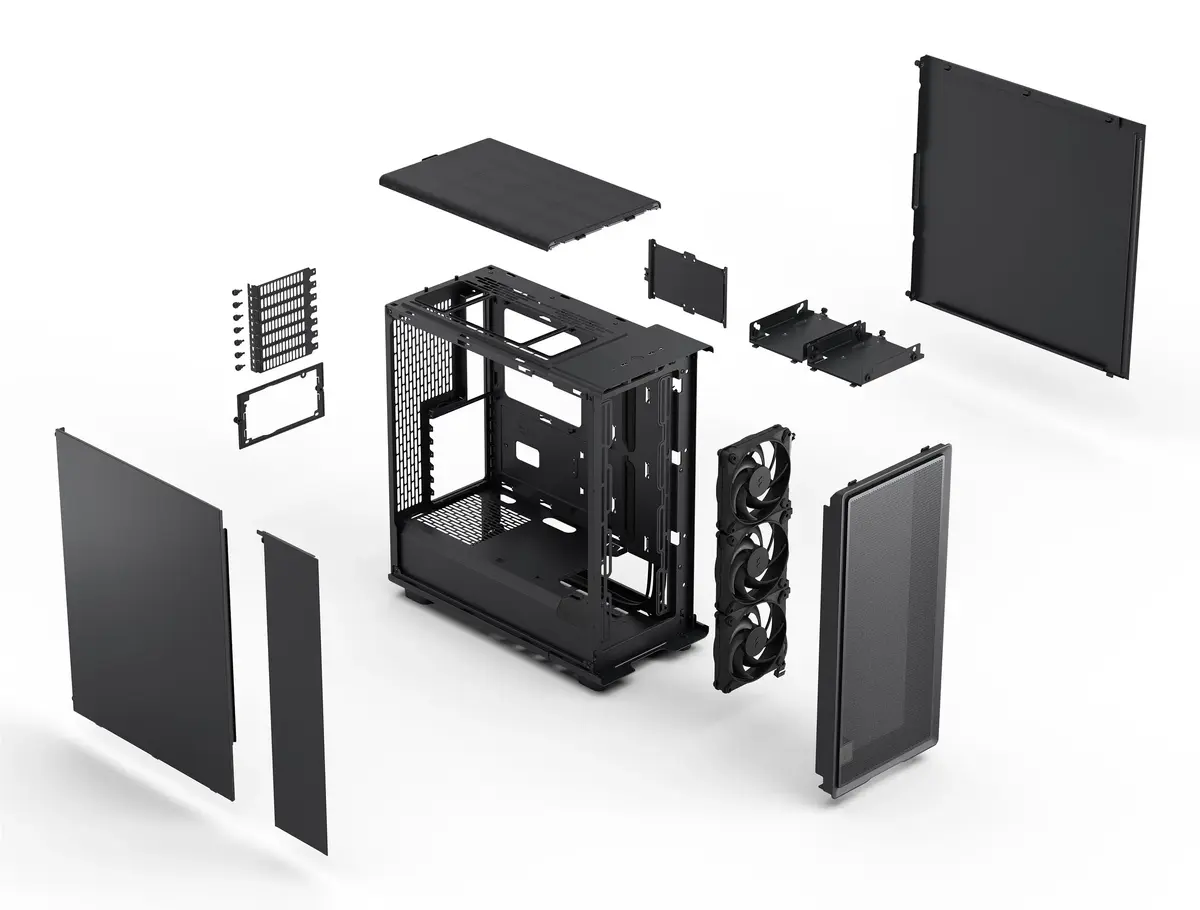 Datora korpuss Fractal Design Epoch Black Solid Photo 17