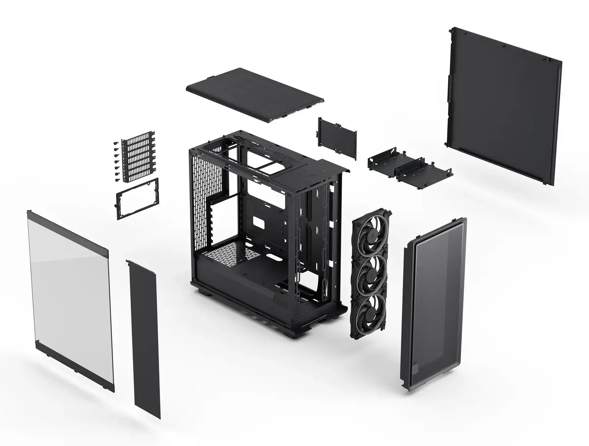 Компьютерный корпус Fractal Design Fractal Design Epoch Black TG RGB Light Tint Photo 17