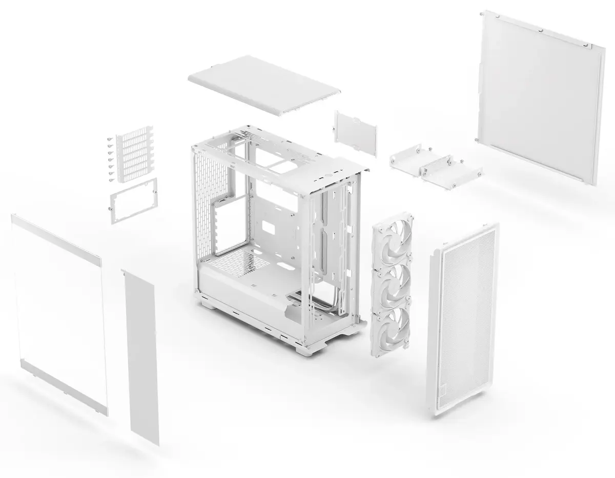 Компьютерный корпус Fractal Design Epoch White Photo 17