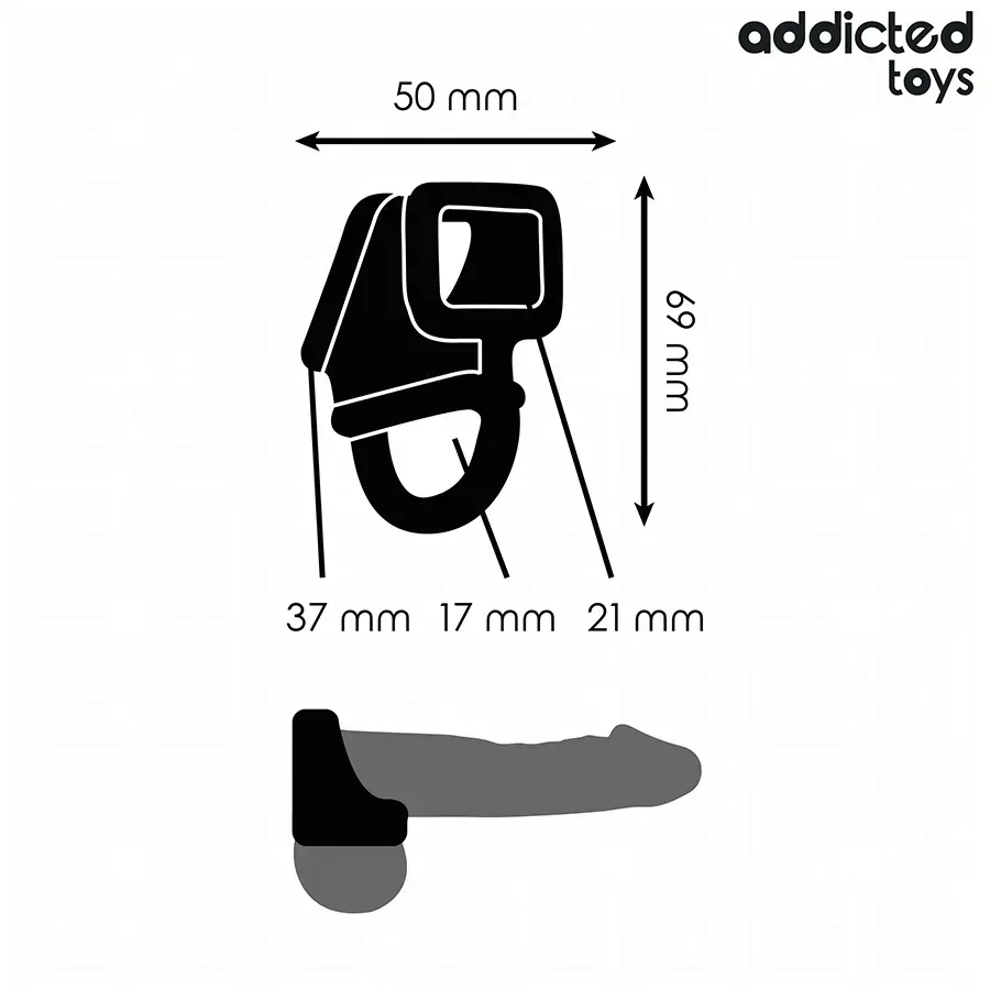 Кольцо-клетка для пениса Addicted Toys D-242861 Photo 4