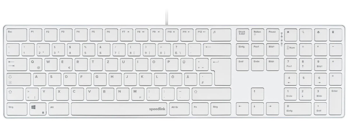 Speedlink RIVA SL-640010 Vadu biroja tastatūra