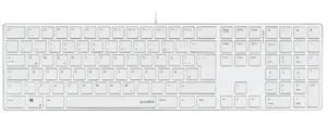Speedlink RIVA SL-640010 Wired Office Keyboard USB German Layout Scissor Keys Full-size 110 Keys White