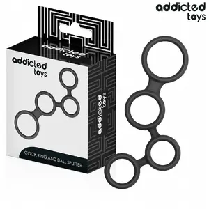 addicted toys Эрекционное кольцо D-242864 — разделитель для яичек, однослойный силиконовый аксессуар