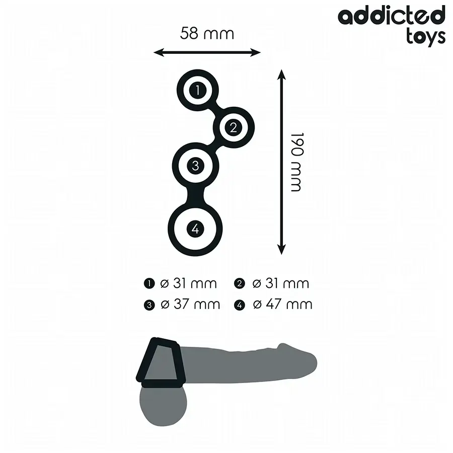 addicted toys Эрекционное кольцо D-242864 Photo 4