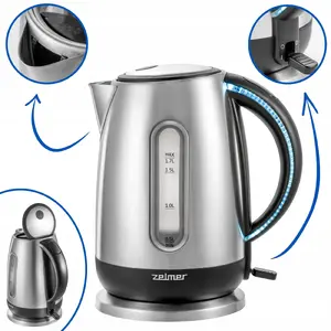 Electric kettle Zelmer ZCK7950 1.7L 2200W White