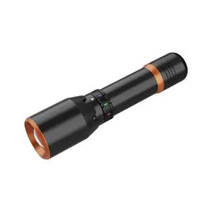 Lukturis Tiger Wolf HL-8222C uzlādējams 4‑1 — daudzfunkcionāls LED