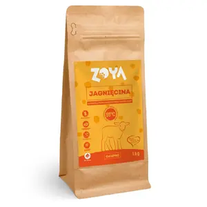 Сухой корм для собак ZOYA ColdPRO Lamb 1 кг — монопротеин ягнёнок, белок 26%, жир 9,5%, без глютена и сои