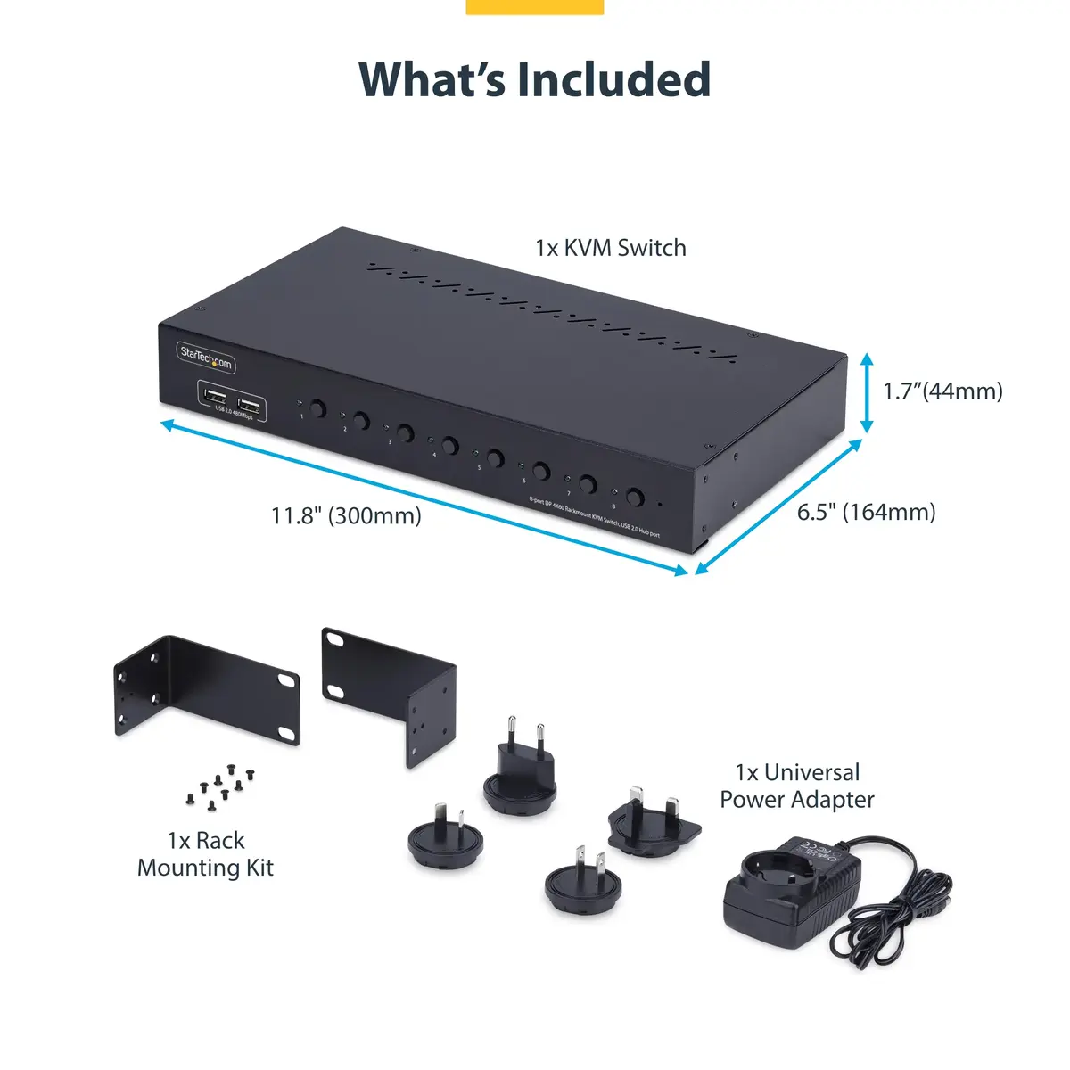 StarTech 8-Port DisplayPort KVM Switch R8AD122 Photo 8