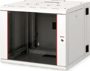 Настенный серверный шкаф ROLINE 19'' Pro 9U, 600x600 мм, поворотный, серый