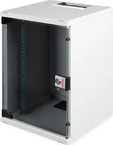 Wall-mount network enclosure ROLINE 9U 10" 312x300 mm depth, BXT grey