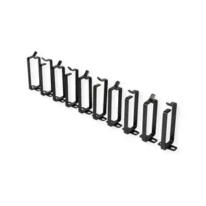 ROLINE Cable Management Bracket 44x100mm Steel Black 10 Pieces