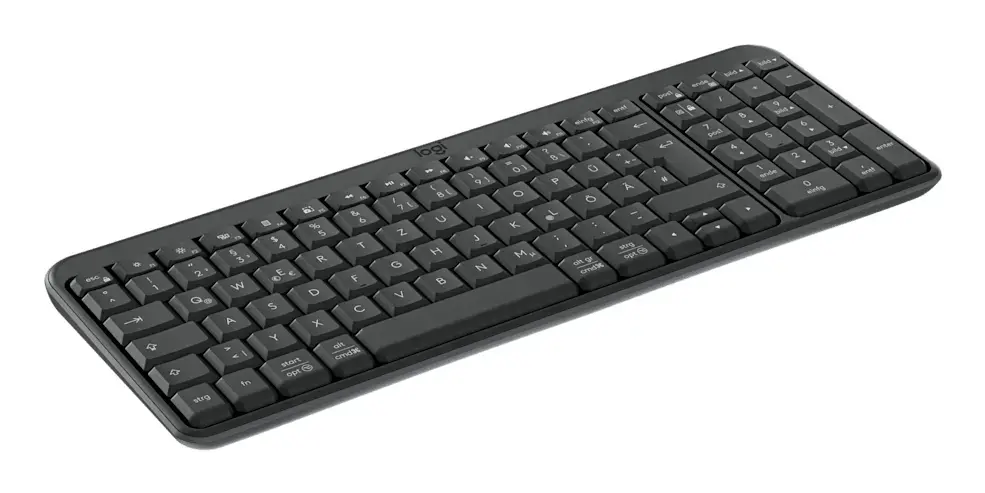 Logitech K250 kompakta bezvadu tastatūra - Grafīta Photo 3