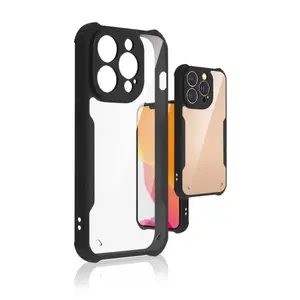 Aizsargbamperis ALIGATOR iPhone 15 — melns, izturīga sānu aizsardzība