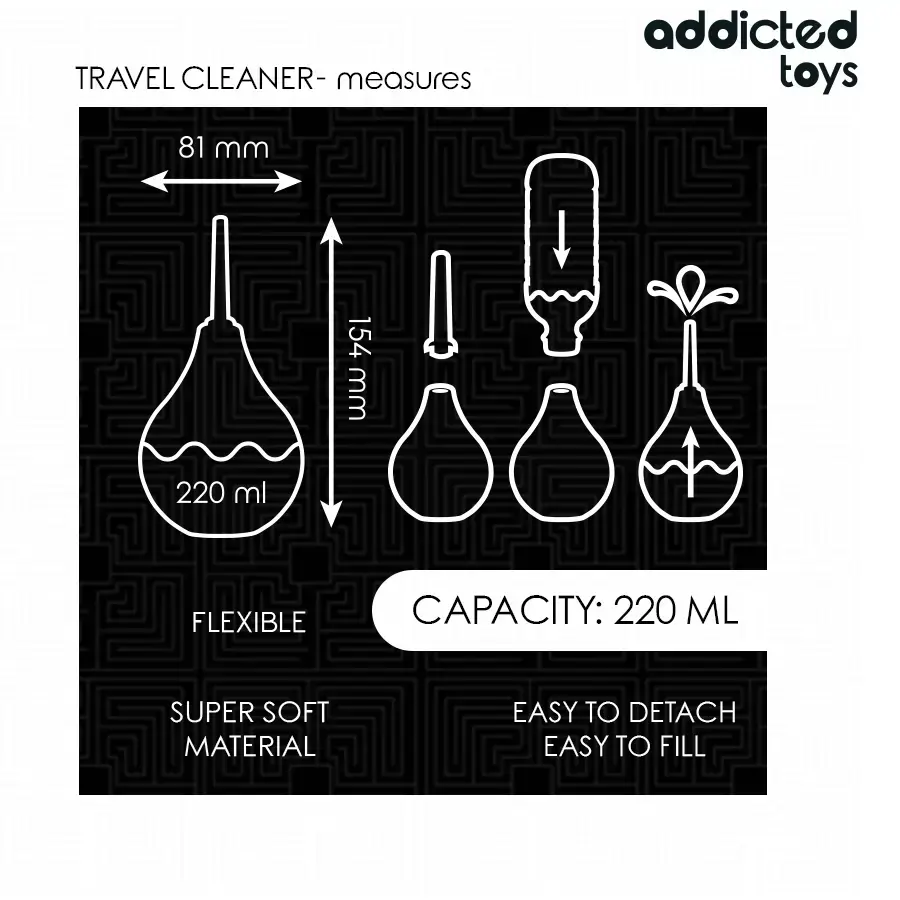 Anālais tīrītājs ADDICTED TOYS L 220 ml Photo 5