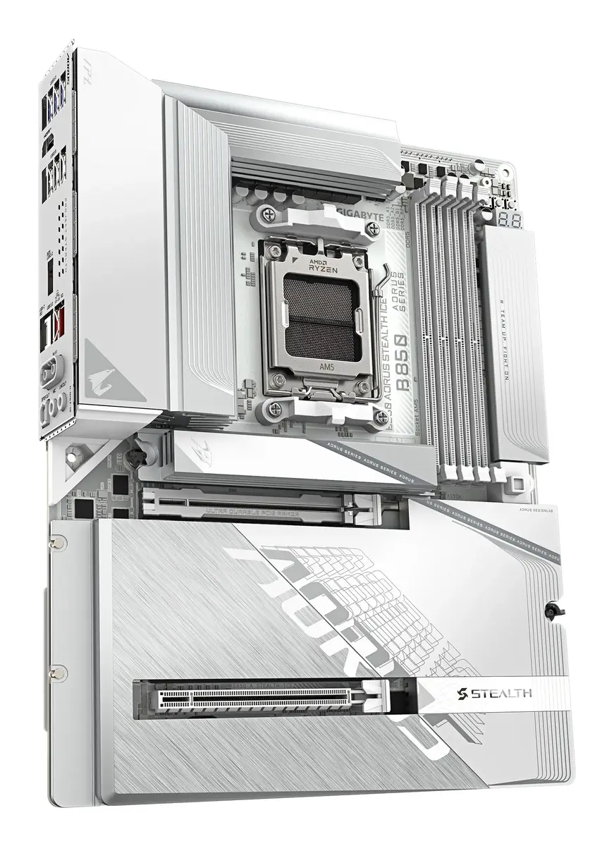 GIGABYTE B850 AORUS STEALTH ICE ATX материнская плата Photo 4