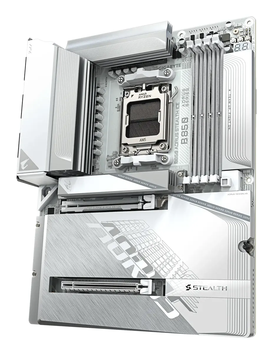 GIGABYTE B850 AORUS STEALTH ICE ATX материнская плата Photo 5