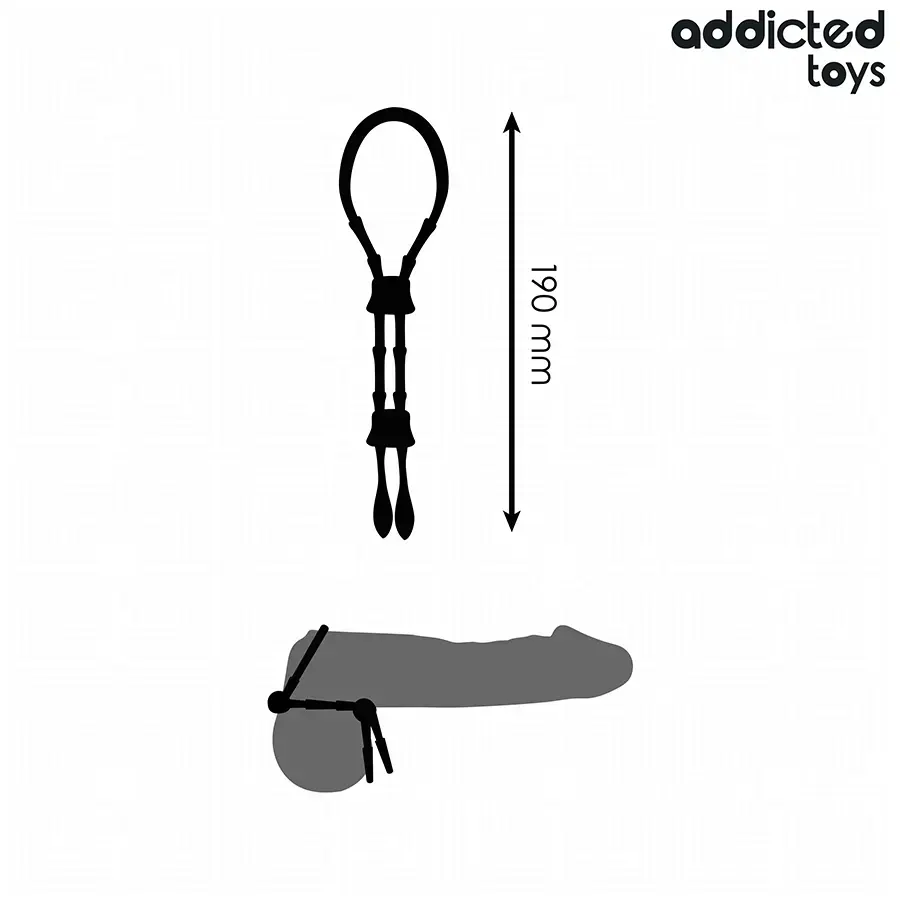 Регулируемый силиконовый шнур для пениса addicted toys D-242858 Photo 4