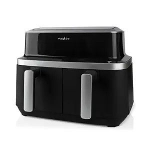 Air Fryer Nedis KAAF320BK Double 4.2 L 2600 W – dual-chamber hot air fryer