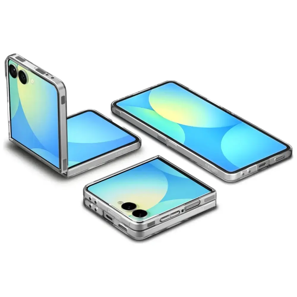 Spigen vāciņš Galaxy Z Flip 7 — Crystal Clear Photo 4