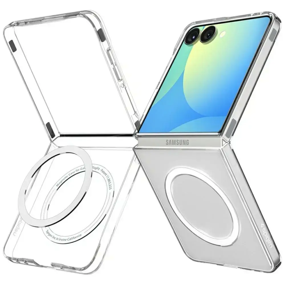 Spigen vāciņš Galaxy Z Flip 7 — Crystal Clear Photo 10