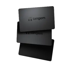 Aparatūras kriptomaciņš TANGEM 2.0 Secure Crypto 3 karšu komplekts — melns, NFC, EAL6+ Common Criteria, IP68, Cordura 500D