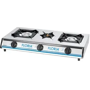Gas stove Floria ZLN8472, 3 burners, manual control