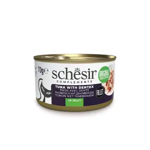 Влажный корм для кошек Agras Pet Foods SCHESIR Oceanic Adult Tuna 70 г, 12,5% белка, 85% влажности