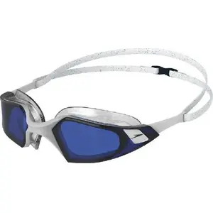 Очки для плавания Speedo Aquapulse Pro, бело‑синие, универсальная посадка