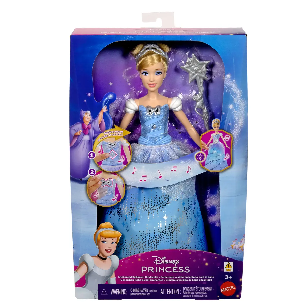 Кукла модная Mattel Disney Princess Enchanted Ballgown Золушка Photo 6