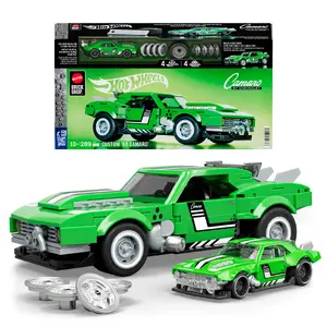Конструктор Mattel Brick Shop Hot Wheels Custom ’68 Camaro 289 деталей пластик для коллекционеров