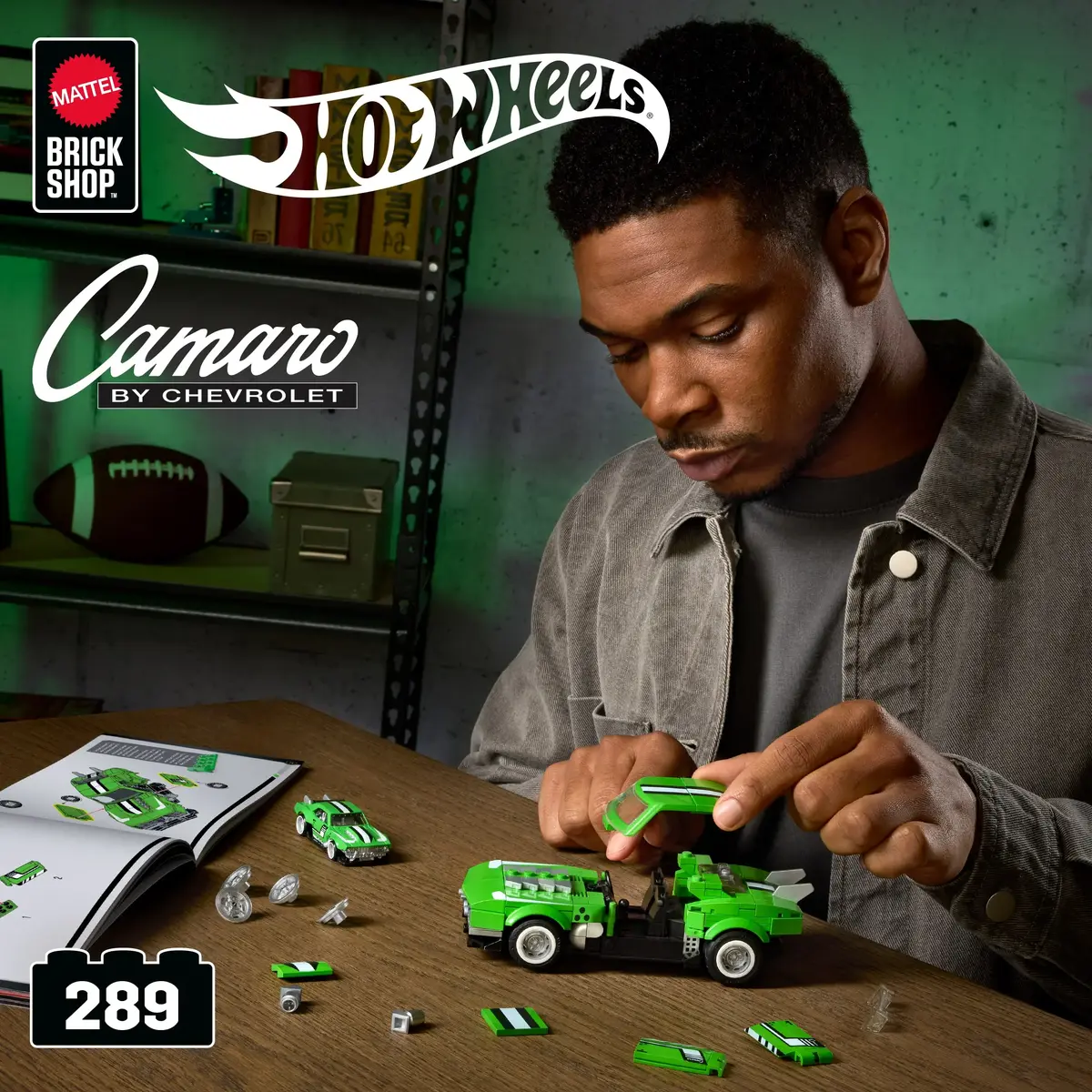 Mattel Brick Shop Hot Wheels Custom ’68 Camaro Photo 2