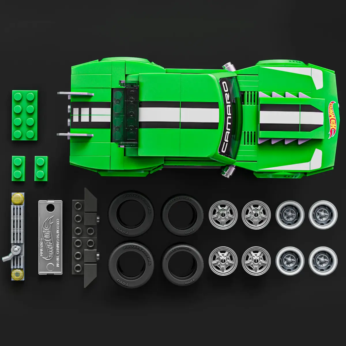 Mattel Brick Shop Hot Wheels Custom ’68 Camaro Photo 4
