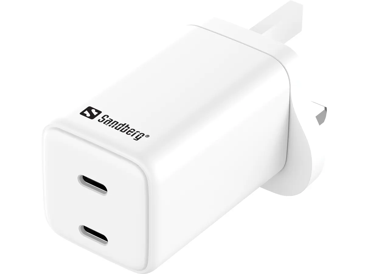 Sandberg AC Charger Dual USB-C PD65W