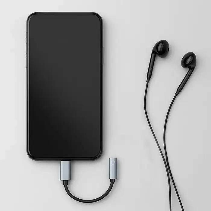 QOLTEC USB-C uz 3,5 mm adapteris 10 cm Photo 2