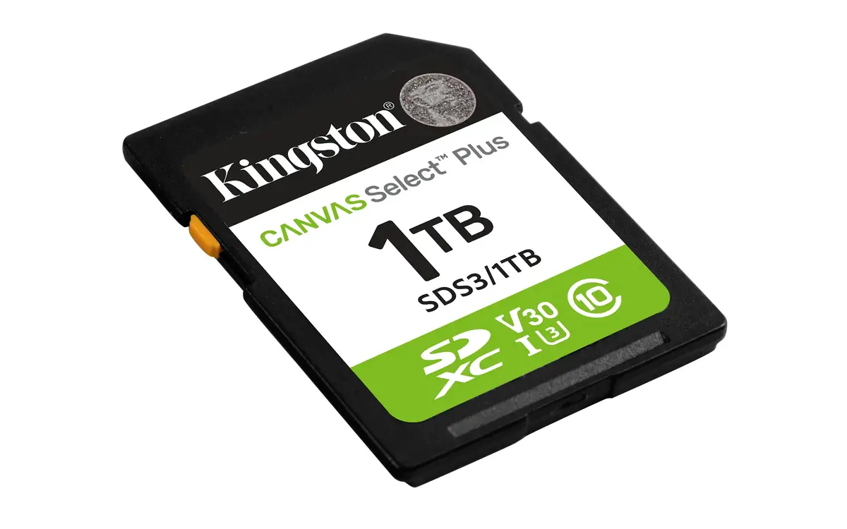 KINGSTON Canvas Select Plus Gen3 1TB SDXC atmiņas karte Photo 2