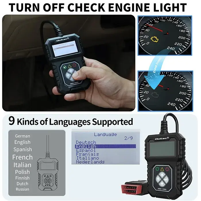 OBDII ierīce QOLTEC ProLine 50684 Photo 5
