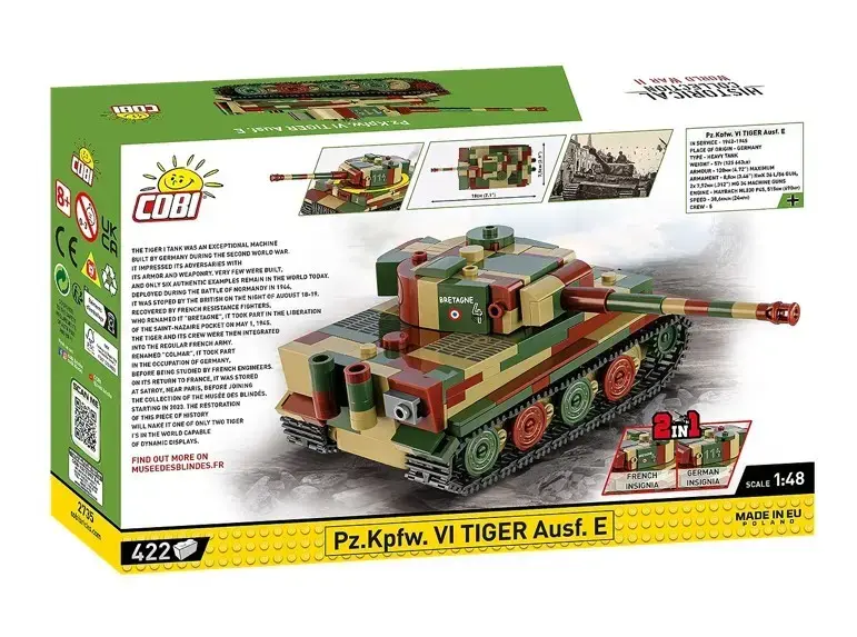 Cobi Pz.Kpfw. VI Tiger Ausf. E 1:35 model kit Photo 2