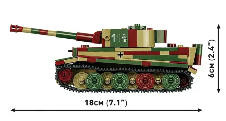 Cobi Pz.Kpfw. VI Tiger Ausf. E 1:35 model kit Photo 4