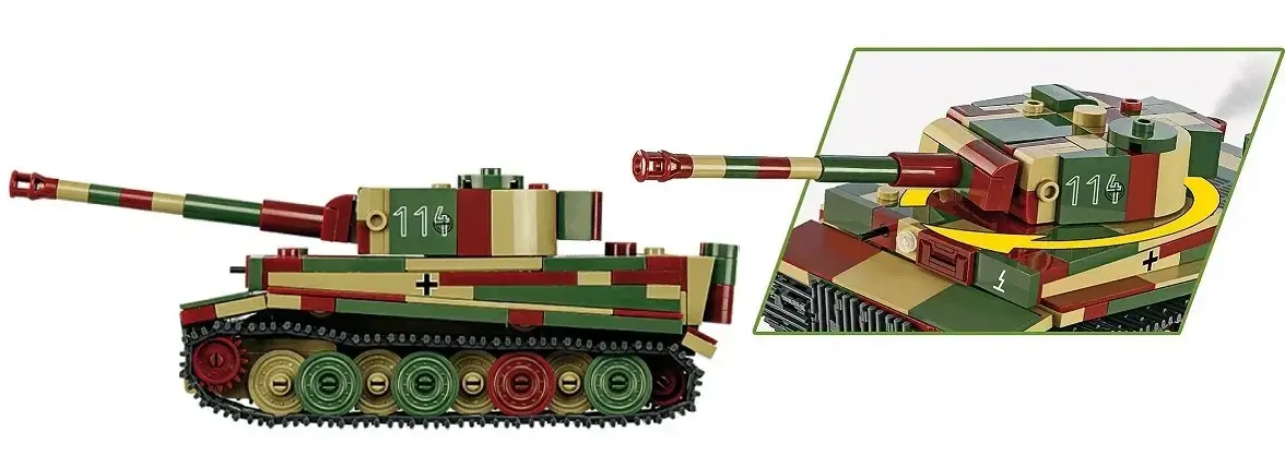 Cobi Pz.Kpfw. VI Tiger Ausf. E 1:35 model kit Photo 5
