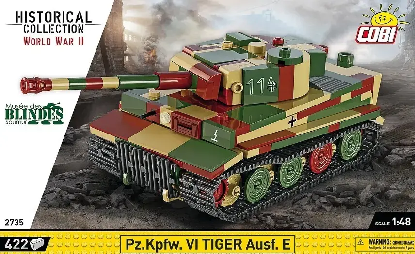 Cobi Pz.Kpfw. VI Tiger Ausf. E 1:35 model kit Photo 8