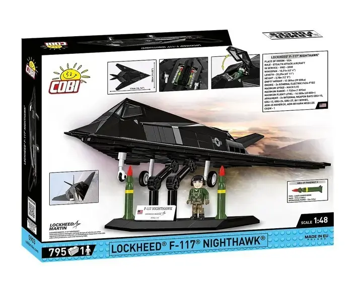 Modelis Cobi Lockheed F-117 Nighthawk 1:48 Photo 2