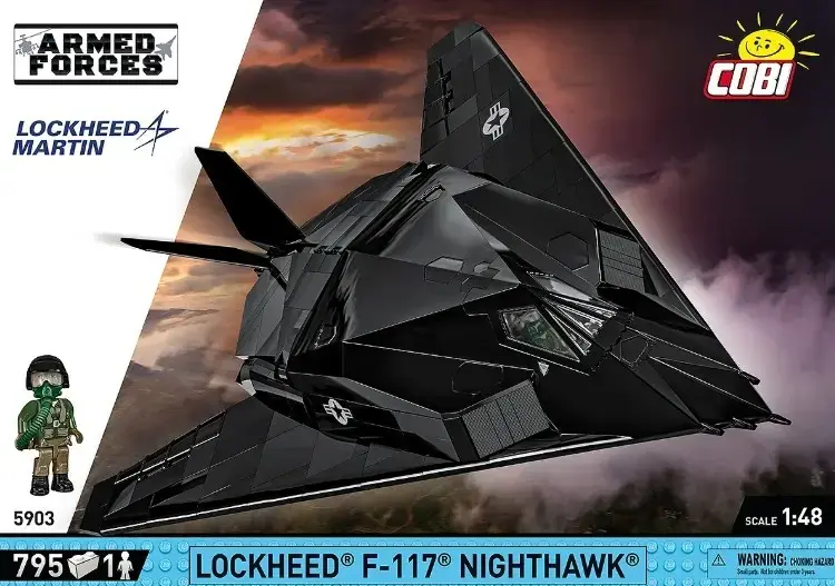 Modelis Cobi Lockheed F-117 Nighthawk 1:48 Photo 8