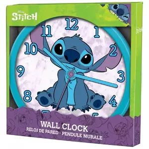 Wall clock Kids Euroswan Stitch 25 cm