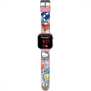Bērnu pulkstenis Kids Euroswan Hello Kitty HK50151 ar LED displeju
