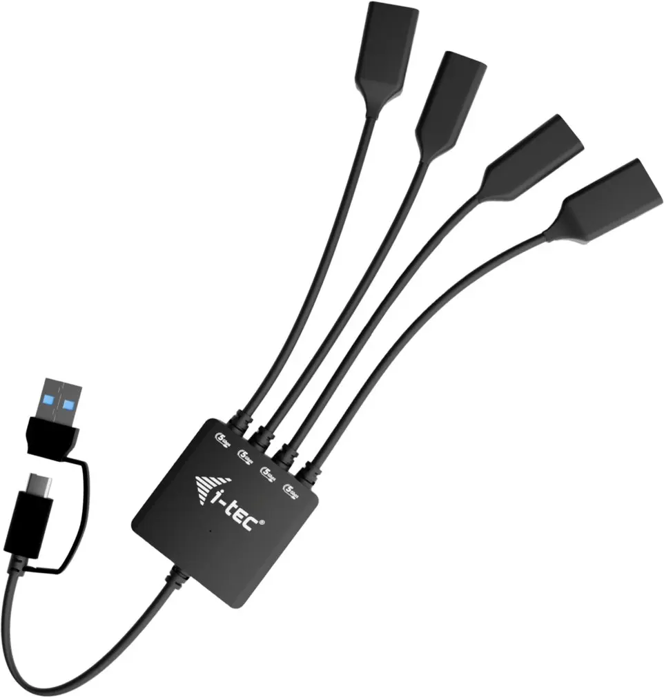 i-tec USB-C/USB-A Cable HUB 4 port Photo 2