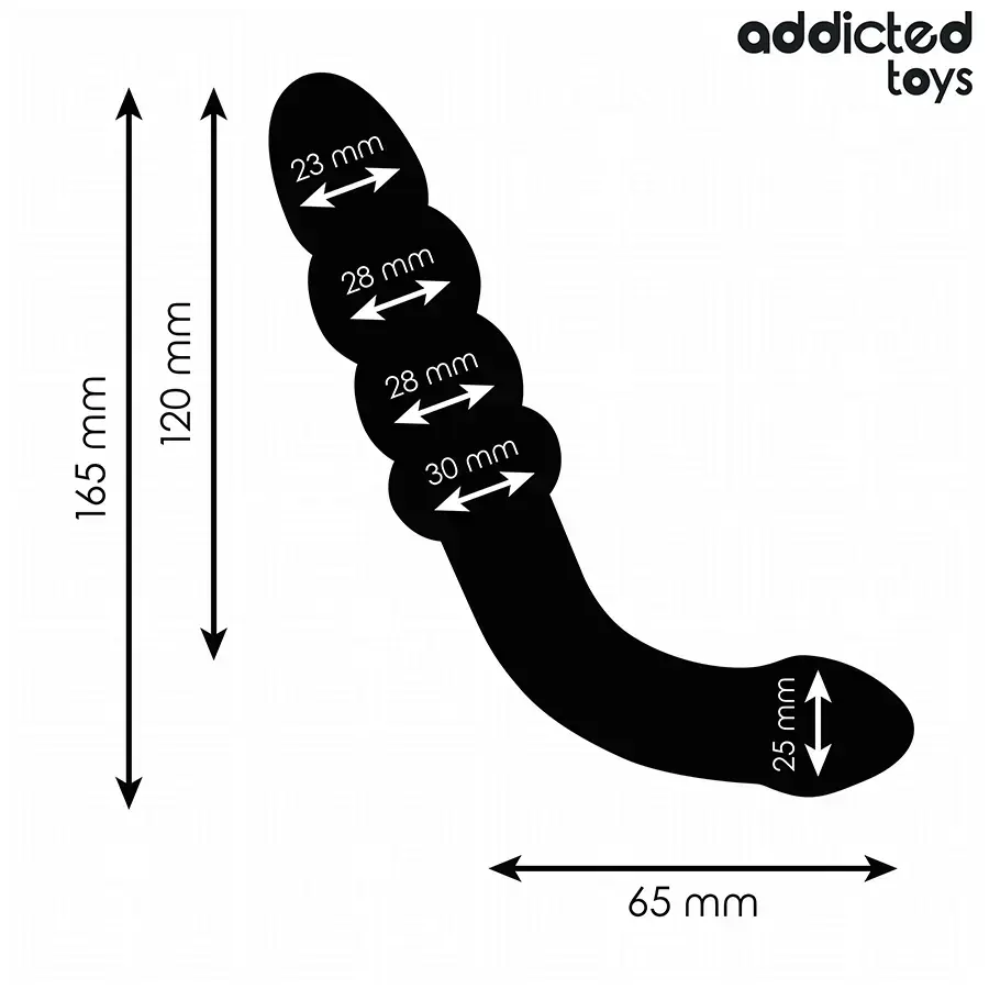 Анальные бусы ADDICTED TOYS DOUBLE ANAL MASSAGER Photo 4
