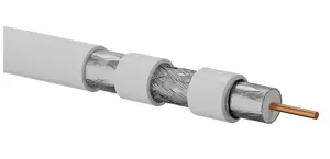 A-LAN KRT102A0LS500B RG-6 Coaxial Cable 75 Ohm LSOH Trishield 500m