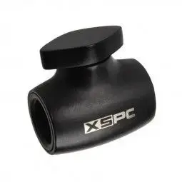 Ball valve XSPC G1/4 — brass body, matt black finish, G1/4 thread
